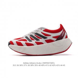 公司级 阿迪达斯 Adidas 男女士休闲鞋 Adizero Aruku 减震耐磨缓冲回弹百搭运动鞋 厚底增高老爹鞋。今年曝光的Adidas Adizero A