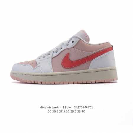 耐克 乔丹Air Jordan 1 Low Aj1 乔1 乔丹1代Aj1 低帮复古文化休闲运动篮球鞋，从1985 年面世的元年款汲取设计灵感，采用简洁大方的经典 - 点击图像关闭