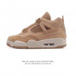 公司级 真标 耐克 Nike Air Jordan 4 Retro Og迈克尔 乔丹Aj4代乔4 中帮复古休闲运动文化篮球鞋。秉承轻量化的速度型篮球鞋设计思想完
