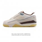 耐克 Nike 乔丹 Jordan Flight Court 时尚休闲 防滑耐磨 低帮运动鞋 复古篮球鞋 男女同款 Jordan 新鞋型 又来了！新配色曝光！滑