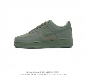 耐克 Nike Air Force 1 '07 Low 空军一号 Af1 Af1代 低帮百搭厚底增高休闲运动板鞋 柔软 弹性十足的缓震性能和出色的中底设计 横跨