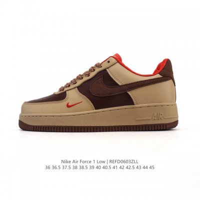 耐克 Nike Air Force 1 '07 Low 空军一号含气垫 小白鞋 2025年 蛇年新款 低帮百搭厚底增高休闲运动板鞋。柔软、弹性十足的缓震性能和出