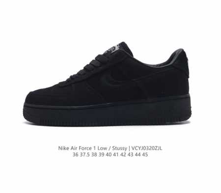 耐克 Stussy X Nike Air Force 1 '07 斯图西联名 空军一号厚底增高百搭运动板鞋 反光原楦头原纸板 打造纯正空军版型 外贸渠道 全掌内 - 点击图像关闭