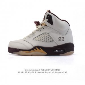 300 【公司级】耐克 Nike Air Jordan 5 Retro 高帮男女同款运动鞋 乔丹之子 Aj5 乔丹5代 Aj5 乔5 乔丹5 高邦 乔丹篮球运动