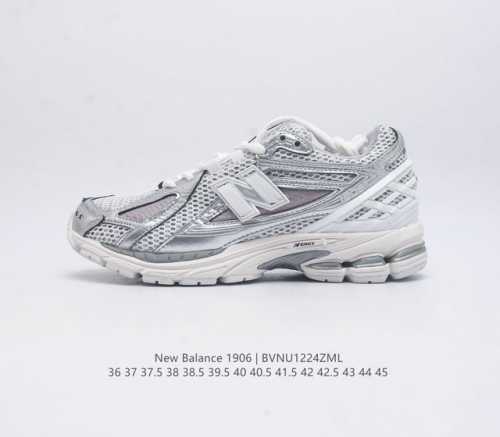 新百伦 New Balance M1906系列 复古运动鞋单品宝藏老爹鞋款 作为nb最经典的档案鞋型之一 与2002一样 1906有着nb最成熟的技术加持和复古