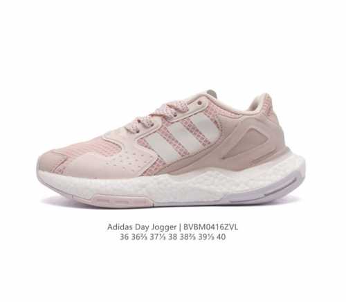 阿迪 Adidas Day Jogger 夜行者二代 爆米花 复古缓震跑鞋女运动鞋 低帮经典运动鞋慢跑者系列高弹复古休闲运动跑鞋，这款adidas Day Jo