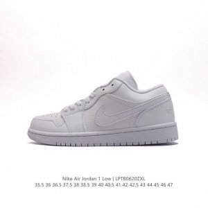 耐克 乔丹Air Jordan 1 Low AJ1 乔1 乔丹1代aj1 低帮复古文化休闲运动篮球鞋。该鞋款从 1985 年元年款汲取设计灵感，焕新演绎简约经典
