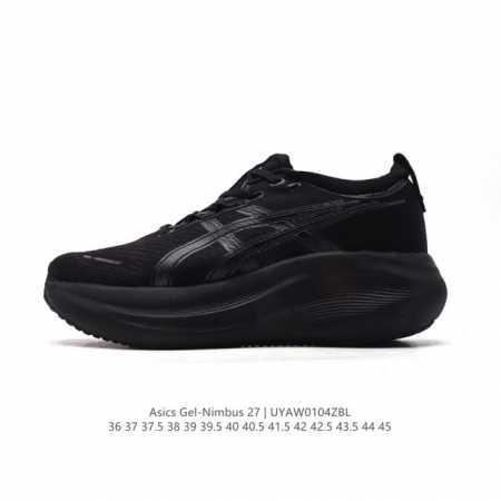 新品 Asics亚瑟士升级gel-Nimbus 27男女同款跑鞋透气缓震回弹跑鞋n27跑步鞋该鞋款专为提高跑者舒适度和运动表现而设计，搭载了新型鞋面材料和更强的 - 点击图像关闭