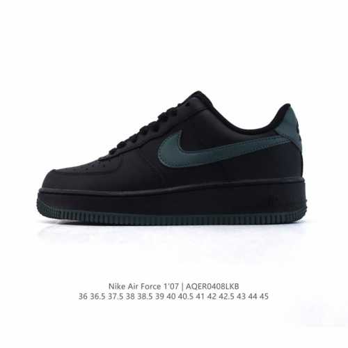 耐克 Nike Air Force 1 '07 Low 空军一号含气垫 小白鞋 低帮百搭厚底增高休闲运动板鞋。柔软、弹性十足的缓震性能和出色的中底设计，横跨复古