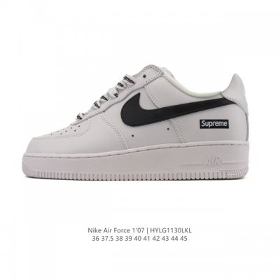 特价 耐克 Nike Air Force 1 '07 Low 空军一号含气垫 小白鞋 低帮百搭厚底增高休闲运动板鞋。柔软、弹性十足的缓震性能和出色的中底设计，横
