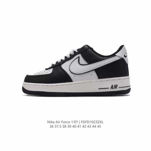 耐克 Nike Air Force 1 '07 Low 空军一号含气垫 小白鞋 低帮百搭厚底增高休闲运动板鞋。柔软、弹性十足的缓震性能和出色的中底设计，横跨复古
