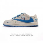 公司级 真标 耐克 Nike Air Jordan 1 Low Og Sp Military Blue Aj1乔1倒勾 2025年新款 蛇年新款 低帮篮球鞋 A