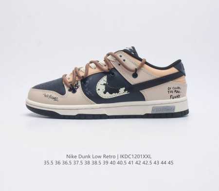 头层皮 耐克 Nike Dunk Low Retro 运动鞋复古解构绑带板鞋 作为 80 年代经典篮球鞋款 起初专为硬木球场打造 后来成为席卷街头的时尚标杆 现 - 点击图像关闭