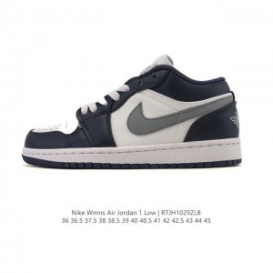 耐克 乔丹Air Jordan 1 Low Aj1 乔1 乔丹1代Aj1 低帮复古文化休闲运动篮球鞋。该鞋款从 1985 年元年款汲取设计灵感，焕新演绎简约经典