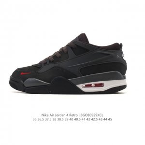 公司级 耐克 Nike Air Jordan 4 Retro Og迈克尔 乔丹Aj4代乔4 低帮复古休闲运动文化篮球鞋。秉承轻量化的速度型篮球鞋设计思想完成设计