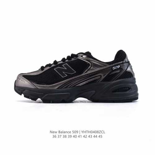 新款 新百伦 New Balance 509系列中性款复古休闲鞋 小红书爆款 新款百搭休闲款老爹鞋 缓震休闲鞋 透气轻质系带轻便运动鞋，这款舒适的鞋子灵感来源于