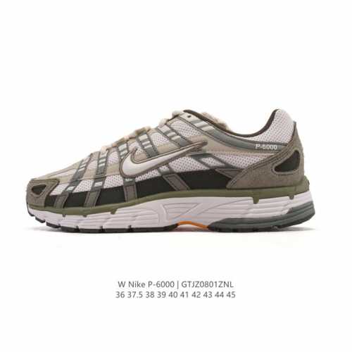 公司级 耐克 Nike 男女子休闲运动鞋 P-6000Premium 轻便舒适透气防滑缓震耐磨跑步鞋。P-6000 是一款植根于 0 年代风格的混合款式，让人想