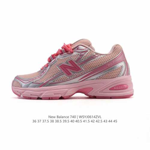 New Balance Mr740 Nb新百伦系列复古老爹风休闲运动慢跑鞋。采用轻质牛剖革拼接透气网眼衬垫织物鞋面材质 T-Beam大底提供足步弓支撑 保持步态