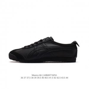头层皮 Asics 亚瑟士 男女鞋真标半码制 日产经典老牌-鬼塚虎 Onitsuka Tiger Mexico 66经典墨西哥系列复古经典百搭板鞋休闲运动鞋慢跑
