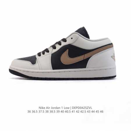 耐克 乔丹Air Jordan 1 Low Aj1 乔1 乔丹1代Aj1 低帮复古文化休闲运动篮球鞋，从1985 年面世的元年款汲取设计灵感，采用简洁大方的经典 - 点击图像关闭