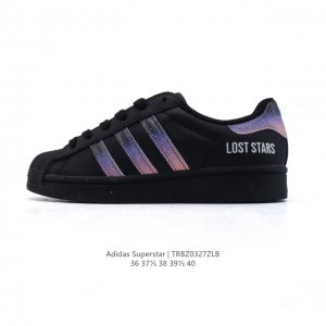 140 阿迪达斯 Adidas Superstar 三叶草2025年新款鞋子 蛇年新款经典贝壳头系列 新款休闲板鞋潮流女士运动鞋 。鞋面柔软皮革材质 标志性的贝