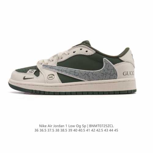 真标 耐克 Nike Air Jordan 1 Low Og Sp Military Blue Aj1乔1倒勾 2025年新款 蛇年新款 低帮篮球鞋 Aj1 乔