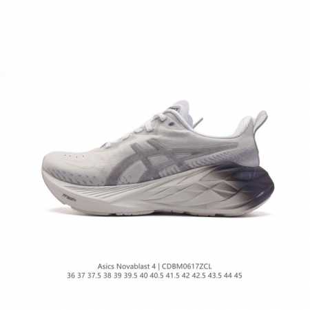 Asics 亚瑟士novablast4男女士运动鞋 缓震回弹透气耐磨跑鞋 一鞋一科技：Novablast 4，跑鞋中底同时实现厚软轻弹。主要科技：Ff Blas - 点击图像关闭