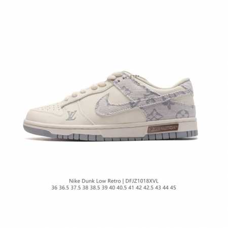 公司级 耐克 Nike Dunk Low Retro 运动鞋复古板鞋 作为 80 年代经典篮球鞋款，起初专为硬木球场打造，后来成为席卷街头的时尚标杆，现以经典细 - 点击图像关闭