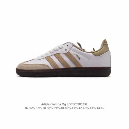 阿迪达斯 德训鞋 Adidas Originals Samba Og Shoes 经典运动鞋小白鞋 T头鞋 男女鞋 彰显休闲摩登风情的时尚经典鞋。它诞生于50年 - 点击图像关闭