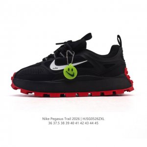 新品 耐克 Nike 小红书爆款 阿甘鞋男女士夏季透气网面休闲爆款厚底增高运动高级时尚老爹鞋Nike Reactx pegasus Trail 2026 越野跑