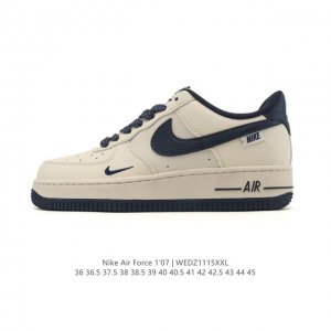 公司级 Af1耐克 Nike Air Force 1 ‘07 Low 空军一号 厚底增高百搭运动板鞋 原楦头原纸板 打造纯正空军版型，专注外贸渠道 全掌内置蜂窝