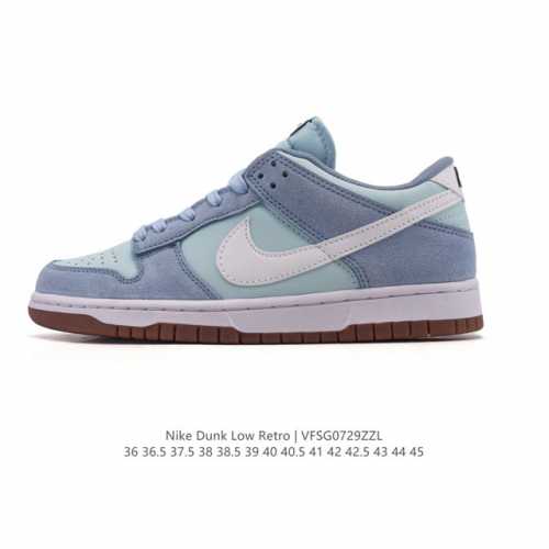 真标 耐克 Nike Sb Dunk Low Pro 男女同款运动鞋复古板鞋。采用柔软皮革鞋面，经久耐穿，塑就如元年款 Dunk 般的复古质感。鞋头透气孔，搭配