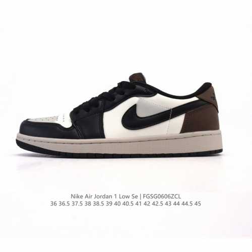 公司级 耐克 乔丹Air Jordan 1 Low Aj1 乔1 乔丹1代Aj1 低帮复古文化休闲运动篮球鞋。从1985 年面世的元年款汲取设计灵感，采用简洁大
