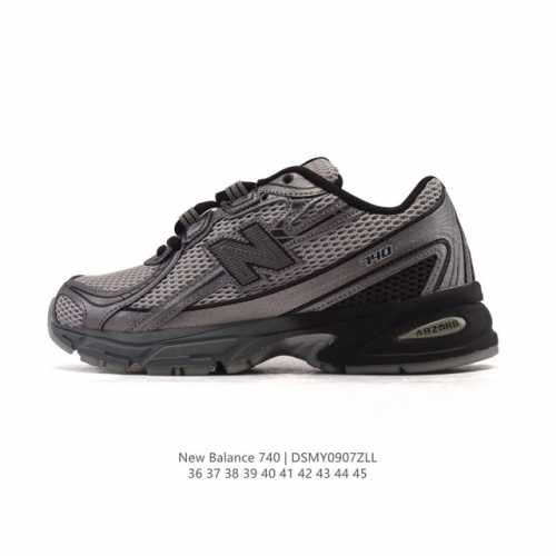 New Balance Mr740 Nb新百伦系列复古老爹风休闲运动慢跑鞋。采用轻质牛剖革拼接透气网眼衬垫织物鞋面材质 T-Beam大底提供足步弓支撑 保持步态