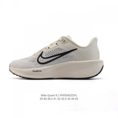 公司级 耐克Nike Air Quest 6 卡贾透质轻气休运闲 透气轻盈缓震跑步鞋，Nike Quest 6男子透气轻盈缓震跑步鞋采用匠心设计，助你心愿成真。