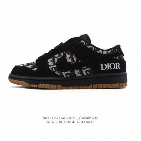 耐克 Nike Sb Dunk Low Pro 男女款运动鞋复古板鞋。采用柔软皮革织物拼接鞋面，经久耐穿，塑就如元年款 Dunk 般的复古质感。鞋头透气孔，搭配 - 点击图像关闭