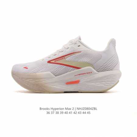 公司级 布鲁克斯Brooks马拉松竞速专业跑步鞋透气缓震男女鞋 Hyperion Max 2 旋风 男 平衡 烈风2采用布鲁克斯全新升级后的中底技术，即注入充足 - 点击图像关闭
