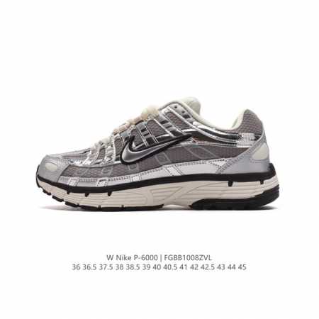 公司级 耐克 Nike 男女子休闲运动鞋p-6000Premium 轻便舒适透气防滑缓震耐磨跑步鞋。P-6000 是一款植根于 2000 年代风格的混合款式，让 - 点击图像关闭