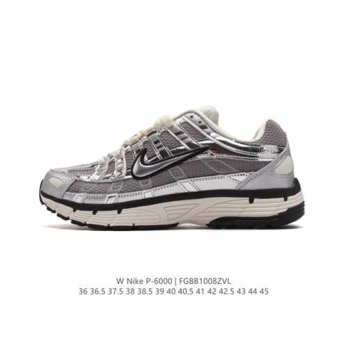 公司级 耐克 Nike 男女子休闲运动鞋p-6000Premium 轻便舒适透气防滑缓震耐磨跑步鞋。P-6000 是一款植根于 2000 年代风格的混合款式，让