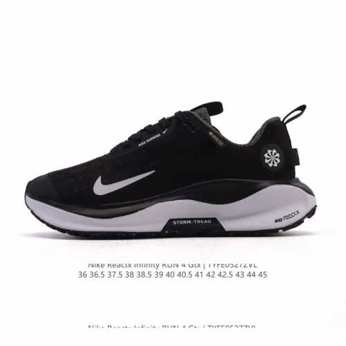耐克 Nike Infinity Run 4 Gore-Tex 男女子防水公路跑步鞋 厚底增高百搭老爹运动鞋 Nike Reactx 泡绵提供高出 Nike R