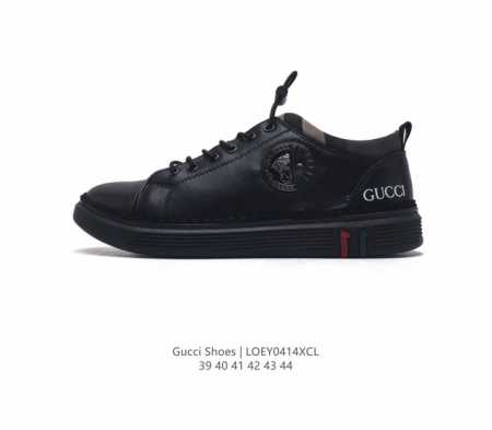 Gucci古驰2024新品 潮款休闲男士高帮靴 英伦风 原单鞋面复刻 超显档次！意大利进口原版顶级牛皮制作而成 羊皮内里 拒绝脱色磨脚 鞋底：原厂特供橡胶底，版 - 点击图像关闭