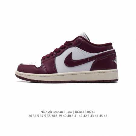 真标 耐克 乔丹air Jordan 1 Low Aj1 乔1 乔丹1代aj1 低帮复古文化休闲运动篮球鞋。该鞋款从 1985 年元年款汲取设计灵感，焕新演绎简 - 点击图像关闭