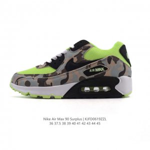 Nike 耐克 Air Max 90 Surplus 男女子休闲运动鞋 气垫运动鞋 透气舒适减震耐磨底休闲运动跑步鞋，设计均采用无缝防水 Tech Tuff 挡