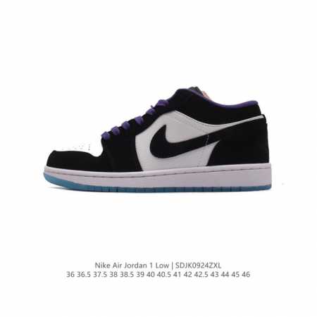 耐克 乔丹air Jordan 1 Low Aj1 乔1 乔丹1代aj1 低帮复古文化休闲运动篮球鞋。从1985 年面世的元年款汲取设计灵感，采用简洁大方的经典 - 点击图像关闭