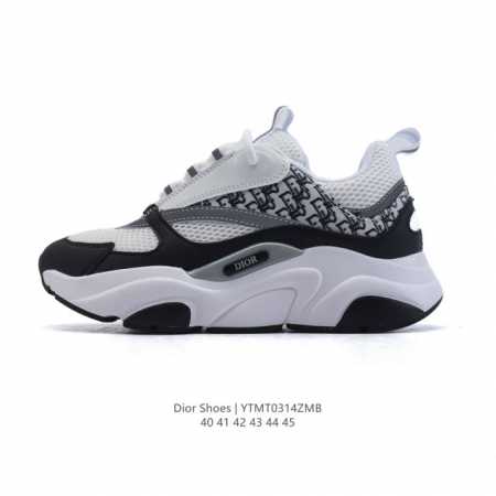 230 【公司级】Dior 迪奥 高奢品牌 彰显高级气质 Dior 运动鞋低帮系列复古休闲鞋时尚慢跑鞋厚底老爹鞋圆头系带 运动跑鞋 生活休闲鞋 男款 时髦单品 - 点击图像关闭