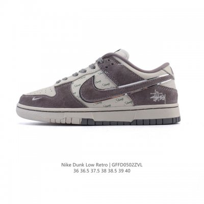真标 耐克Nike Dunk Low 板鞋 Sb系列经典百搭休闲运动板鞋。加厚鞋舌的填充，使舒适性大大提升，同时也更方便穿脱中底部分则加入了脚感柔软舒适Zoom