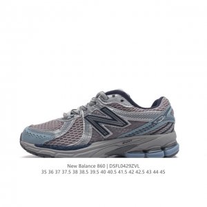 Nb 新百伦 New Balance Ml860 V2 系列复古老爹风休闲运动慢跑。采用丝光猪巴皮革拼接透气网眼织物鞋面t-Beam大底提供足步弓支撑，保持步态