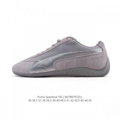 Puma Speedca Og 彪马极速赛车系列低帮德训风拼接复古百搭休闲运动赛车鞋 鞋款从80、90年代赛车手所穿的防火赛车鞋为原型，鞋身线条模仿了赛车的流线