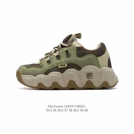 斐乐 女款老爹鞋 FILA FUSION 厚底增高百搭运动板鞋 意大利百年经典运动品牌，网红单品 小红书推荐爆款 FILA斐乐新款小白鞋斐乐潮牌文化街头风运动鞋 - 点击图像关闭