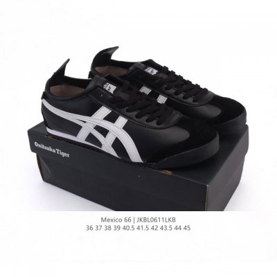 Asics 亚瑟士 女鞋真标半码制 配足弓鞋垫 日产经典老牌-鬼塚虎 Onitsuka Tiger Mexico 66经典墨西哥系列复古经典百搭板鞋休闲运动鞋慢